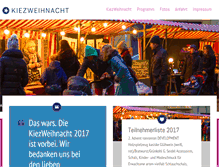 Tablet Screenshot of kiezweihnacht.de